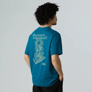 The North Face Męski Luźny T-shirt Z Grafiką Connect Mineral Ink Rozmiar XXL male