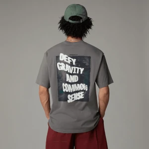 The North Face Męski Luźny T-shirt Z Grafiką Heritage Smoked Pearl Rozmiar L male