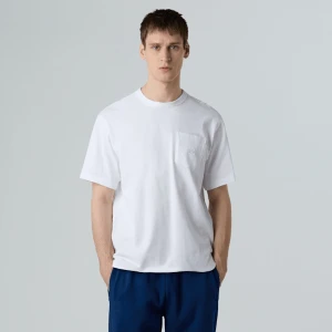 The North Face Męski Luźny T-shirt Z Kieszenią Dome Tnf White Rozmiar M male