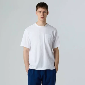 The North Face Męski Luźny T-shirt Z Kieszenią Dome Tnf White Rozmiar M male