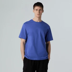 The North Face Męski Luźny T-shirt Z Logo Rmst Indigo Plum Rozmiar S male
