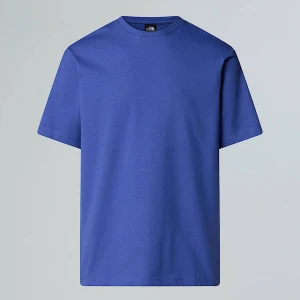 The North Face Męski Luźny T-shirt Z Logo Rmst Indigo Plum Rozmiar S male