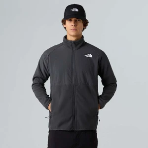 The North Face Męski Polar O Wysokiej Gramaturze Z Zamkiem Na Całej Długości Glacier Asphalt Grey-asphalt Grey-tnf Black Rozmiar M male