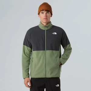 The North Face Męski Polar O Wysokiej Gramaturze Z Zamkiem Na Całej Długości Glacier Bark Mist-asphalt Grey Rozmiar XS male