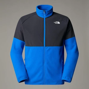 The North Face Męski Polar O Wysokiej Gramaturze Z Zamkiem Na Całej Długości Glacier Hero Blue-asphalt Grey-tnf Black Rozmiar XXL male