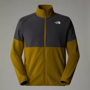 The North Face Męski Polar O Wysokiej Gramaturze Z Zamkiem Na Całej Długości Glacier Moss Green-asphalt Grey Rozmiar L male