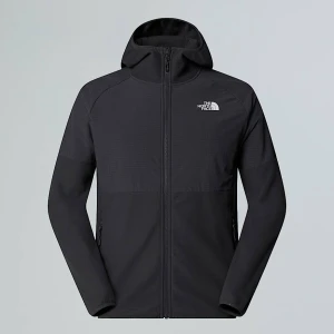 The North Face Męski Polar O Wysokiej Gramaturze Z Zamkiem Na Całej Długości I Kapturem Glacier Asphalt Grey-asphalt Grey-tnf Black Rozmiar XS male