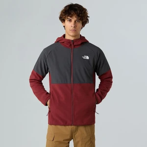 The North Face Męski Polar O Wysokiej Gramaturze Z Zamkiem Na Całej Długości I Kapturem Glacier Sumac-asphalt Grey Rozmiar S male