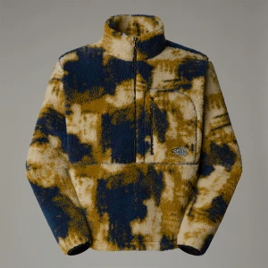 The North Face Męski Polar Wkładany Przez Głowę Extreme Pile Midnight Petrol Tnf Bleach Dye Print-tnf Black Rozmiar M male