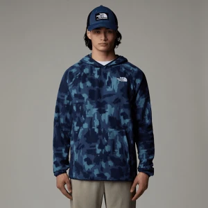 The North Face Męski Polar Z Kapturem I Nadrukiem Mountain Athletics Summit Navy Painted Mountains Print Rozmiar M male