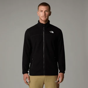 The North Face Męski Polar Z Zamkiem Błyskawicznym Na Całej Długości 100 Glacier Tnf Black-npf Rozmiar S male