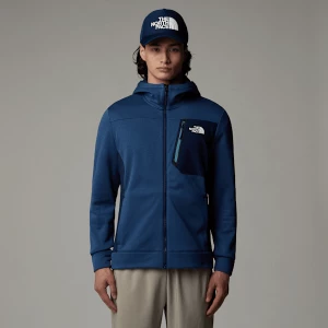 The North Face Męski Polar Z Zamkiem Błyskawicznym Na Całej Długości Mountain Athletics Shady Blue-summit Navy Rozmiar XS male