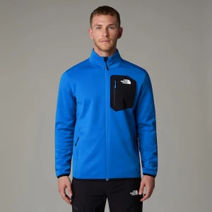 The North Face Męski Polar Z Zamkiem Na Całej Długości Crest Hero Blue-tnf Black Rozmiar XXL male