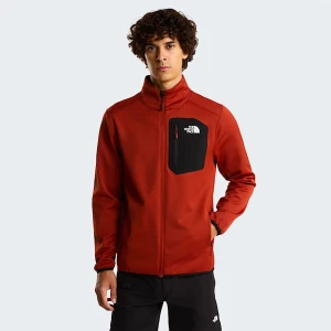 The North Face Męski Polar Z Zamkiem Na Całej Długości Crest Iron Clay-tnf Black Rozmiar XL male