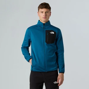 The North Face Męski Polar Z Zamkiem Na Całej Długości Crest Mineral Ink-tnf Black Rozmiar M male