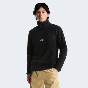 The North Face Męski Polar Z Zamkiem O Długości 1/4 Glacier Tnf Black Rozmiar XS male