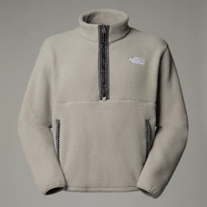 The North Face Męski Polar Z Zamkiem O Długości 1/4 Wkładany Przez Głowę Tnf Fleeski Clay Grey Rozmiar M male