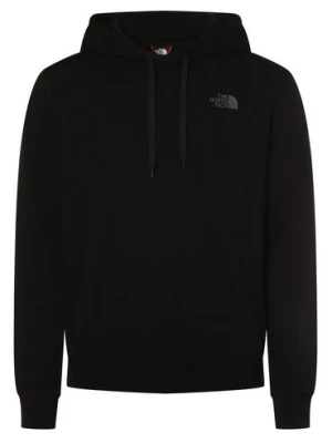 The North Face Męski sweter z kapturem Mężczyźni Bawełna czarny jednolity,