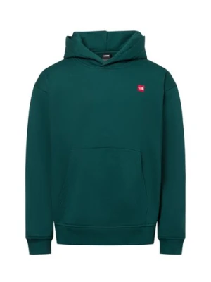 The North Face Męski sweter z kapturem Mężczyźni Bawełna zielony jednolity,