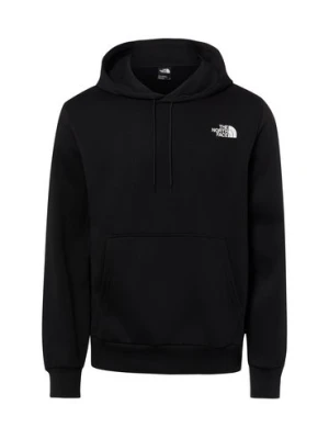 The North Face Męski sweter z kapturem Mężczyźni czarny jednolity,