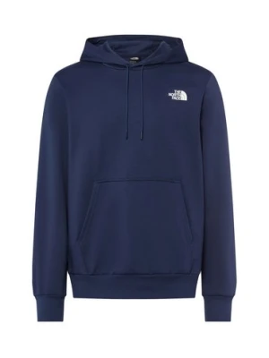 The North Face Męski sweter z kapturem Mężczyźni niebieski jednolity,