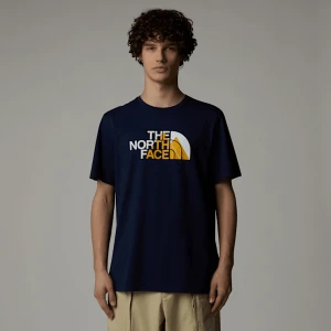 The North Face Męski T-shirt Biner Graphic 1 Summit Navy Rozmiar L male