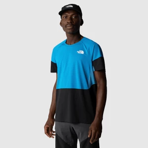 The North Face Męski T-shirt Bolt Tech Skyline Blue-tnf Black Rozmiar XXL male