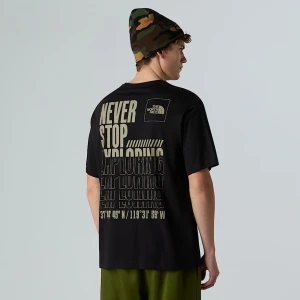 The North Face Męski T-shirt Coordinates Tnf Black Rozmiar XXL male