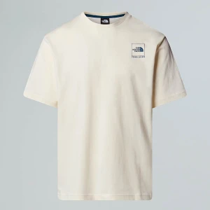 The North Face Męski T-shirt Coordinates White Dune Rozmiar S male