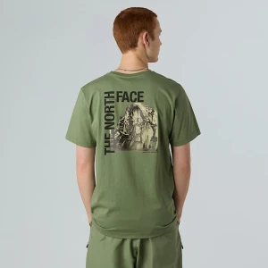 The North Face Męski T-shirt Half Dome Photo Bark Mist Rozmiar L male