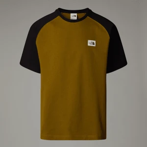 The North Face Męski T-shirt Heritage Moss Green-tnf Black Rozmiar XS male