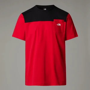 The North Face Męski T-shirt Icon Tnf Red-tnf Black Rozmiar XL male