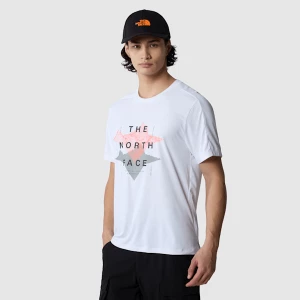 The North Face Męski T-shirt Kikash Tnf White-monument Grey Rozmiar M male