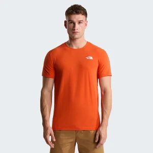 The North Face Męski T-shirt Lightning Alpine Lava Red Rozmiar M male