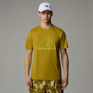 The North Face Męski T-shirt Mountain Athletics 24/7 Amber Green Rozmiar L male