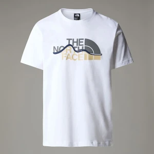The North Face Męski T-shirt Mountain Line Tnf White Rozmiar XL male