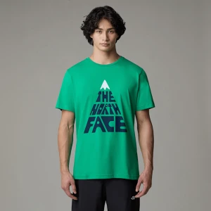 The North Face Męski T-shirt Mountain Play Optic Emerald Rozmiar L male