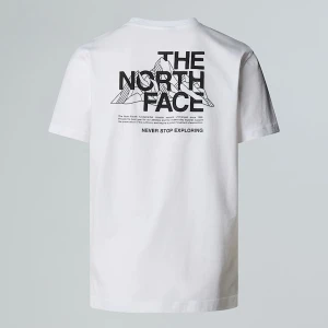 The North Face Męski T-shirt Mountain Sketch Tnf White Rozmiar XL male