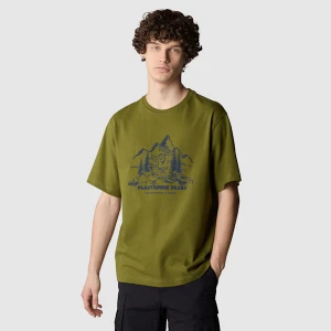 The North Face Męski T-shirt Nature Forest Olive Rozmiar XXL male