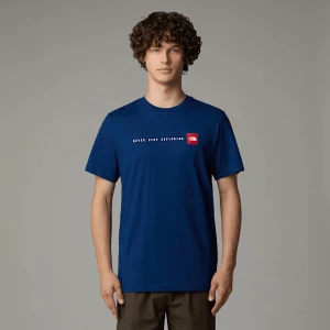 The North Face Męski T-shirt Never Stop Exploring Estate Blue Rozmiar S male