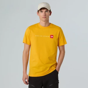 The North Face Męski T-shirt Never Stop Exploring Summit Gold Rozmiar XXL male