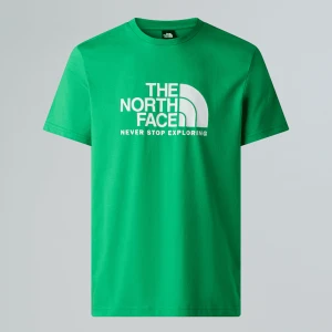 The North Face Męski T-shirt New Peak Optic Emerald Rozmiar S male
