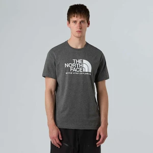 The North Face Męski T-shirt New Peak Tnf Medium Grey Heather Rozmiar XS male