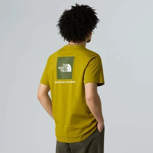 The North Face Męski T-shirt Nse Box Deep Dijon-woodland Green Rozmiar S male