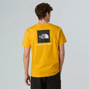 The North Face Męski T-shirt Nse Box Summit Gold-tnf Black Rozmiar XL male