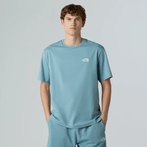 The North Face Męski T-shirt O Luźnym Kroju Essential Shallow Blue Rozmiar XXL male