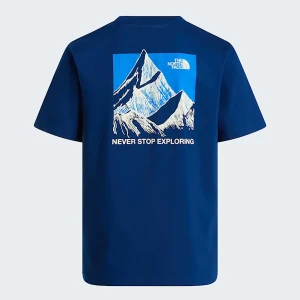 The North Face Męski T-shirt O Regularnym Kroju Sketch Box Estate Blue Rozmiar M male
