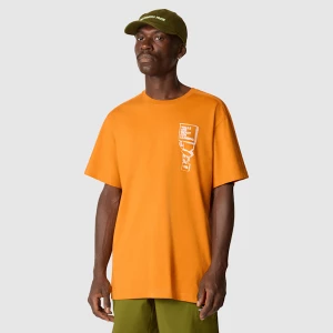 The North Face Męski T-shirt Outdoor Desert Rust Rozmiar L male