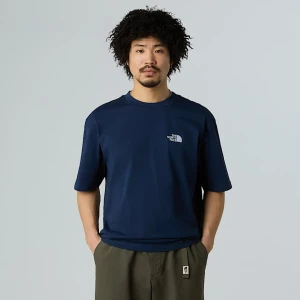 The North Face Męski T-shirt Oversize Essential Summit Navy Rozmiar S male