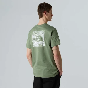 The North Face Męski T-shirt Redbox Celebration Bark Mist Rozmiar M male